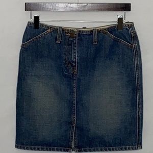 J. Crew 100% Cotton Denim Skirt - Size 2